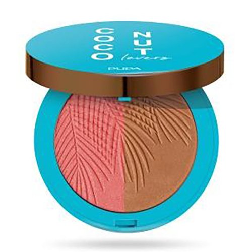 PUPA Coconut Lovers Blush & Bronze - Kompakt-Rouge mit PUPA Coconut Lovers Blush & Bronze - Kompakt-Rouge mit